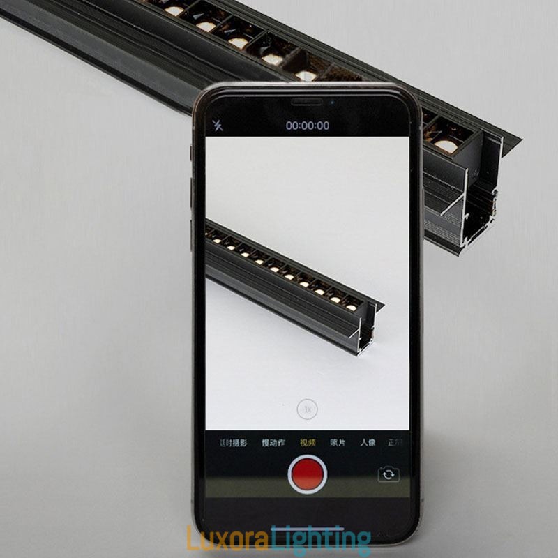 Designer Touch Decorative Recessed Track Grille Spotlight Strip Spotlight Magnetic Track Grille Spotlight 36V