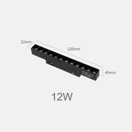 Designer Touch Decorative Recessed Track Grille Spotlight Strip Spotlight Magnetic Track Grille Spotlight 36V