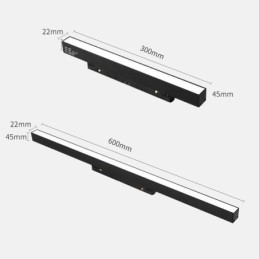 Designer Touch Decorative Track Linear Light Magnetic Recessed Spotlight Floodlight 36V