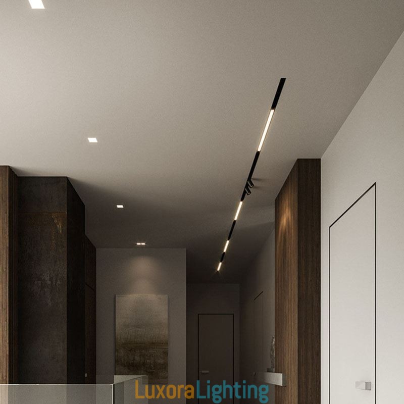 Designer Touch Decorative Track Linear Light Magnetic Recessed Spotlight Floodlight 36V