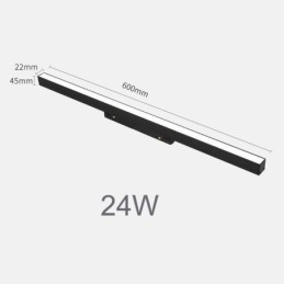 Designer Touch Decorative Track Linear Light Magnetic Recessed Spotlight Floodlight 36V
