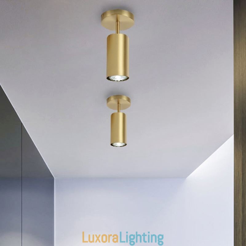 Designer Touch Decorative Nordic Brass Flush Mount Ceiling Light