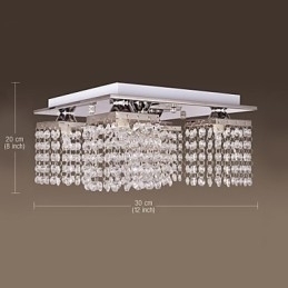 Designer Touch Decorative Ceiling Light Crystal Modern 5 Lights