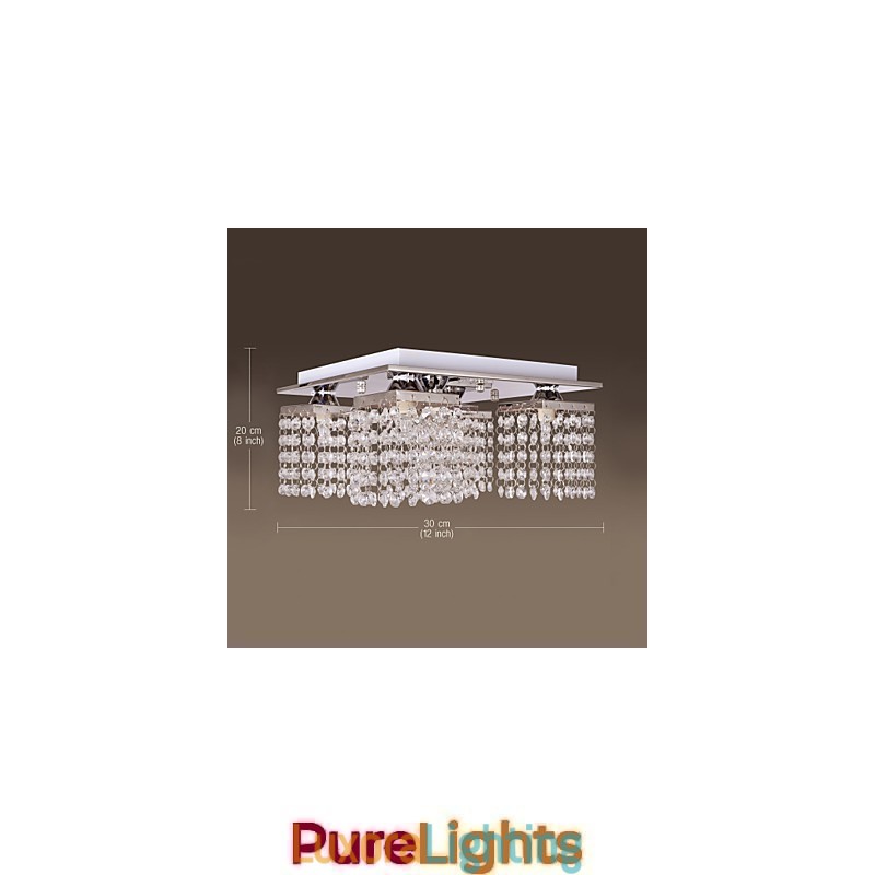 Designer Touch Decorative Ceiling Light Crystal Modern 5 Lights