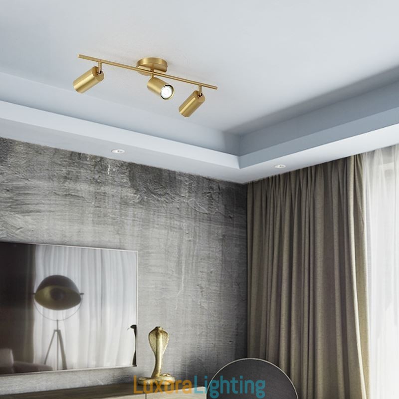 Designer Touch Decorative Nordic Brass Flush Mount Ceiling Light