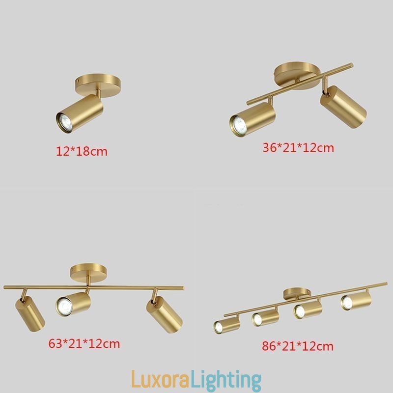 Designer Touch Decorative Nordic Brass Flush Mount Ceiling Light