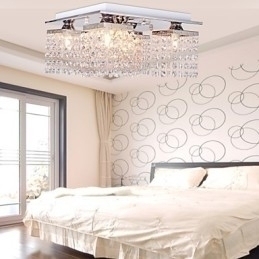 Designer Touch Decorative Ceiling Light Crystal Modern 5 Lights