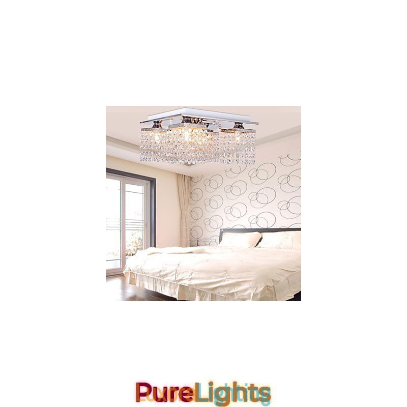 Designer Touch Decorative Ceiling Light Crystal Modern 5 Lights
