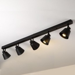 Designer Touch Decorative Rustic Vintage Spotlight Industrial Iron Track Lighting