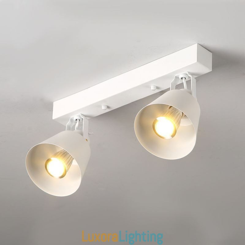 Designer Touch Decorative Rustic Vintage Spotlight Industrial Iron Track Lighting