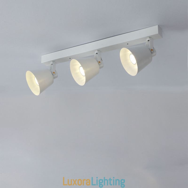 Designer Touch Decorative Rustic Vintage Spotlight Industrial Iron Track Lighting