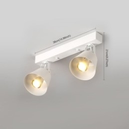 Designer Touch Decorative Rustic Vintage Spotlight Industrial Iron Track Lighting