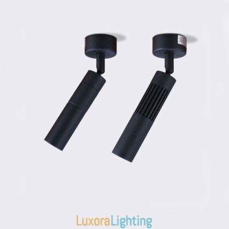 Designer Touch Decorative Rotatable COB Spotlight Black Ceiling Spotlight(Single Light)