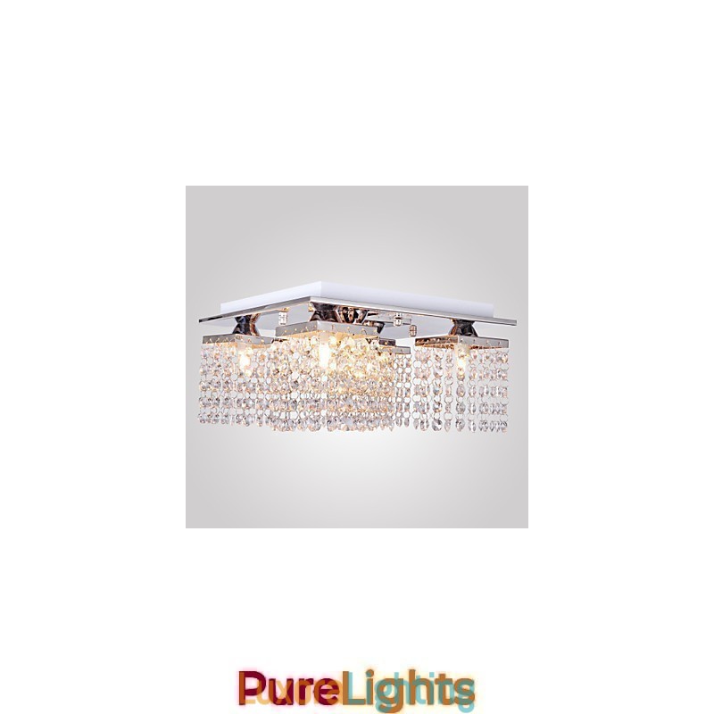 Designer Touch Decorative Ceiling Light Crystal Modern 5 Lights