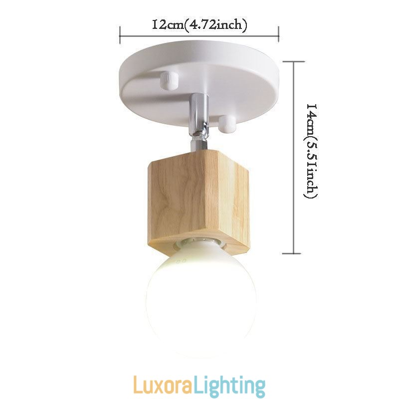 Designer Touch Decorative Simple Mini Spotlight Modern White Ceiling Light(Single Light)