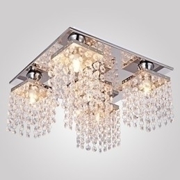 Designer Touch Decorative Ceiling Light Crystal Modern 5 Lights
