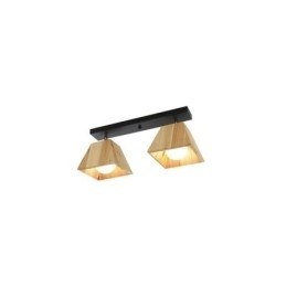 Designer Touch Decorative Nordic Wooden Spotlight Four Prism Rotatable Ceiling Spotlight