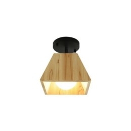 Designer Touch Decorative Nordic Wooden Spotlight Four Prism Rotatable Ceiling Spotlight