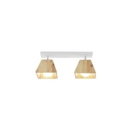 Designer Touch Decorative Nordic Wooden Spotlight Four Prism Rotatable Ceiling Spotlight