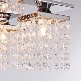 Designer Touch Decorative Ceiling Light Crystal Modern 5 Lights