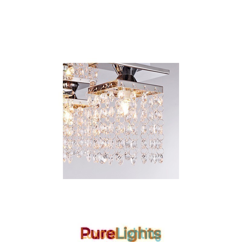 Designer Touch Decorative Ceiling Light Crystal Modern 5 Lights