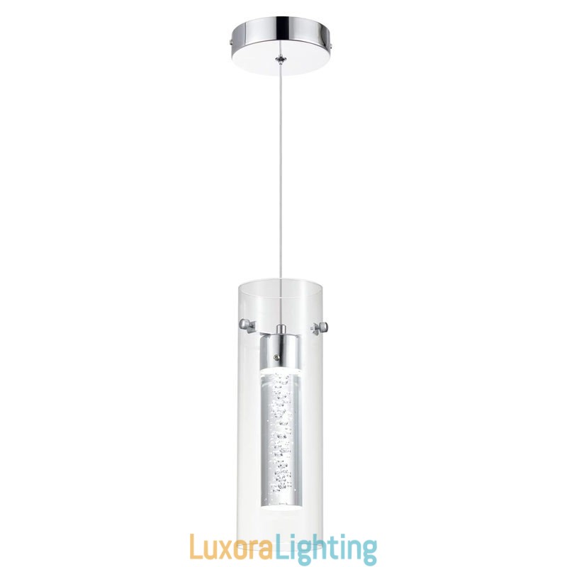 Designer Touch Decorative 3 Light Artistic Pendant Light with Glass Shades G4 Bulb Base