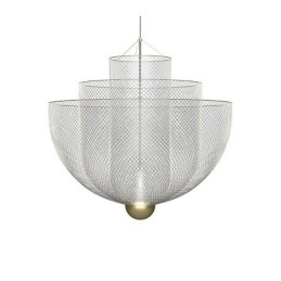 Designer Touch Decorative Nordic Grid Creative and Unique Shape Art Pendant Light