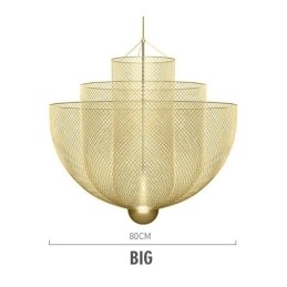 Designer Touch Decorative Nordic Grid Creative and Unique Shape Art Pendant Light
