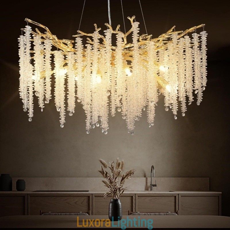 Designer Touch Decorative Modern Exquisite Crystal Chandelier Light