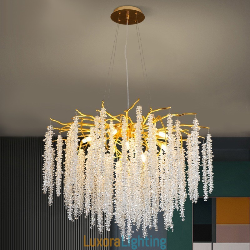 Designer Touch Decorative Modern Exquisite Crystal Chandelier Light
