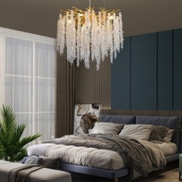 Designer Touch Decorative Modern Exquisite Crystal Chandelier Light