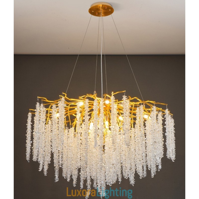 Designer Touch Decorative Modern Exquisite Crystal Chandelier Light