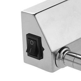 Designer Touch Decorative Stainless Steel Mirror Lights Acrylic Bathroom Wall Lamps Make up Lights Cold White Warm White (Size:57X13.5X15)