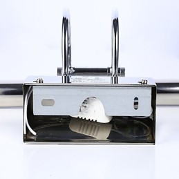 Designer Touch Decorative Stainless Steel Mirror Lights Acrylic Bathroom Wall Lamps Make up Lights Cold White Warm White (Size:57X13.5X15)