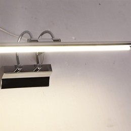 Designer Touch Decorative Stainless Steel Mirror Lights Acrylic Bathroom Wall Lamps Make up Lights Cold White Warm White (Size:57X13.5X15)