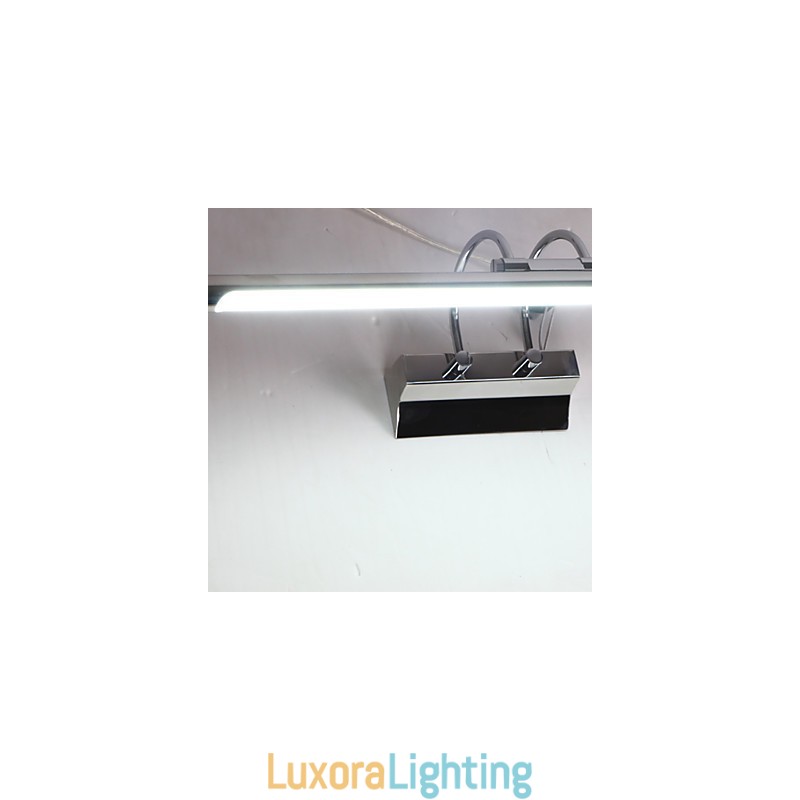 Designer Touch Decorative Stainless Steel Mirror Lights Acrylic Bathroom Wall Lamps Make up Lights Cold White Warm White (Size:57X13.5X15)