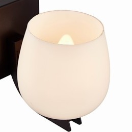 Designer Touch Decorative Iron Wall Lamp with Glass Shade Classic Modern Lighting Wall Sconces