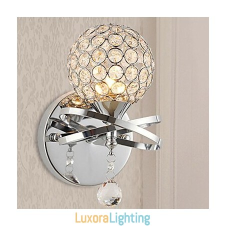 Designer Touch Decorative Crystal Wall Sconces Modern Contemporary Metal