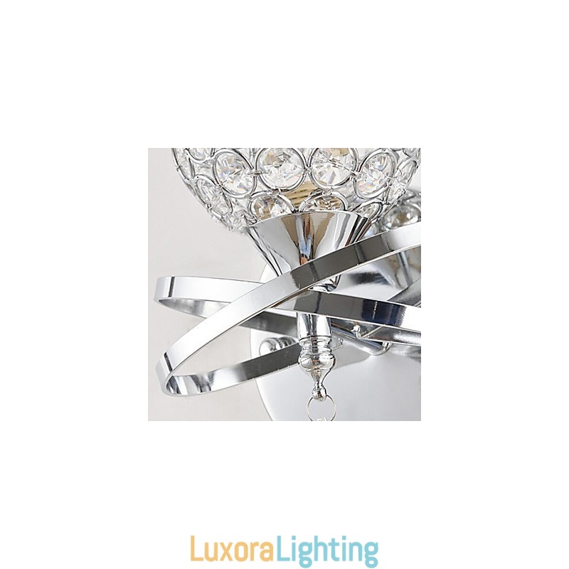 Designer Touch Decorative Crystal Wall Sconces Modern Contemporary Metal