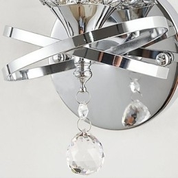 Designer Touch Decorative Crystal Wall Sconces Modern Contemporary Metal