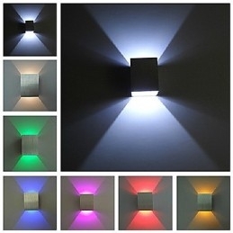 Designer Touch Decorative Wall Light Modern Assorted Light Colors