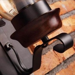 Designer Touch Decorative Retro Rustic Nordic Glass Wall Lamp Bedroom Bedside Wall Sconce Vintage Industrial Wall Light Fixtures