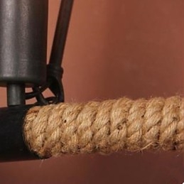 Designer Touch Decorative Contracted Balcony Stair Lamp Semicircle Hemp Rope Wall Lamp