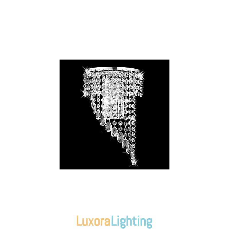 Designer Touch Decorative Crystal Flush Mount wall Lights Modern Contemporary Metal