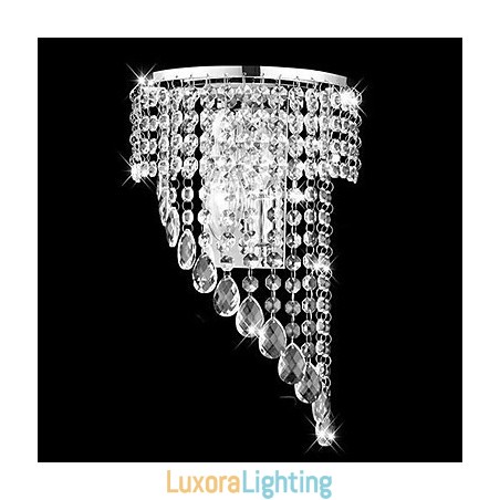 Designer Touch Decorative Crystal Flush Mount wall Lights Modern Contemporary Metal