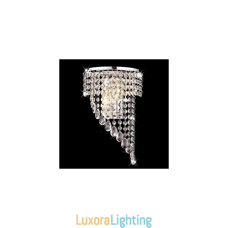 Designer Touch Decorative Crystal Flush Mount wall Lights Modern Contemporary Metal