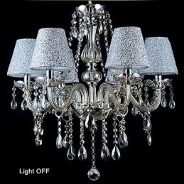 Designer Touch Decorative Modern Contemporary Classic Vintage Crystal Electroplated Glass Chandelier