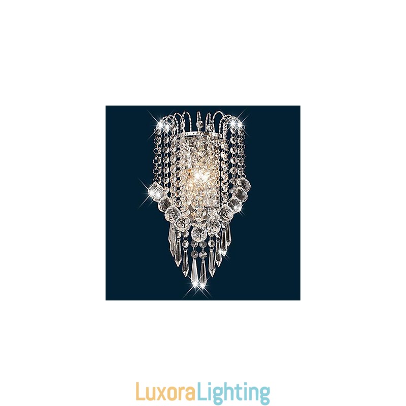 Designer Touch Decorative Crystal Flush Mount wall Lights Modern Contemporary Metal