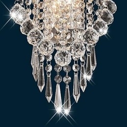 Designer Touch Decorative Crystal Flush Mount wall Lights Modern Contemporary Metal