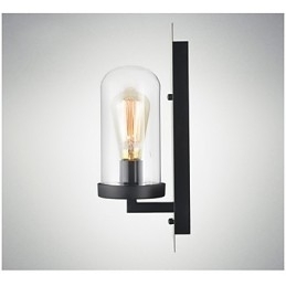 Designer Touch Decorative Rustic Style Fixtures Iron Glass Wall Sconce Retro Wall Lamp Light From US